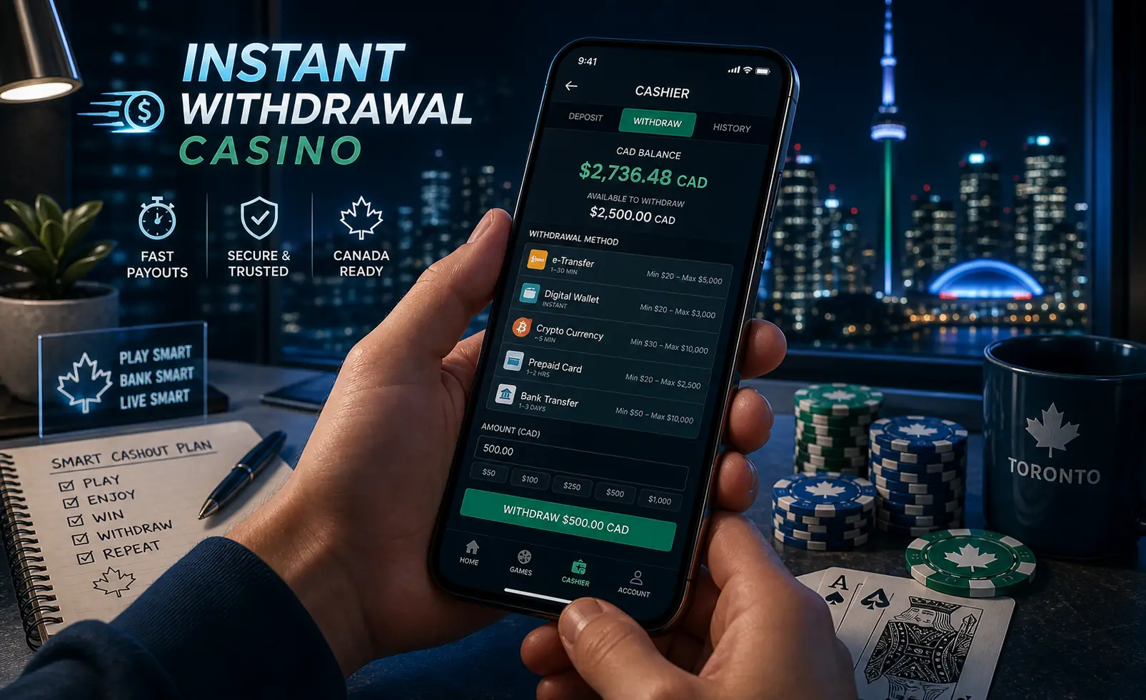 instant withdrawal casino 1